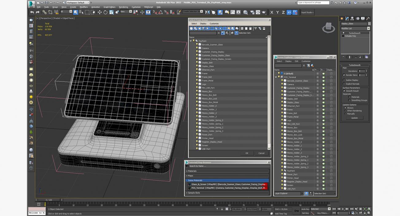 Mobile POS Terminal Elo PayPoint 3D