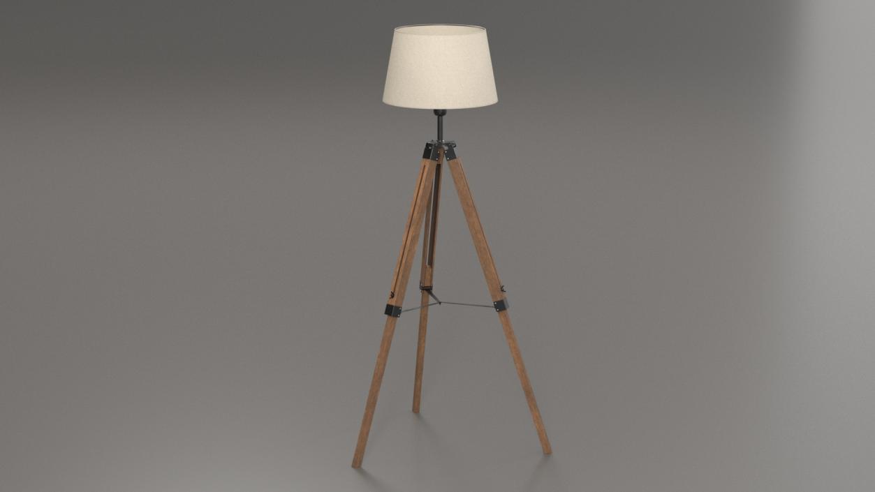 Tripod Floor Lamp 3D