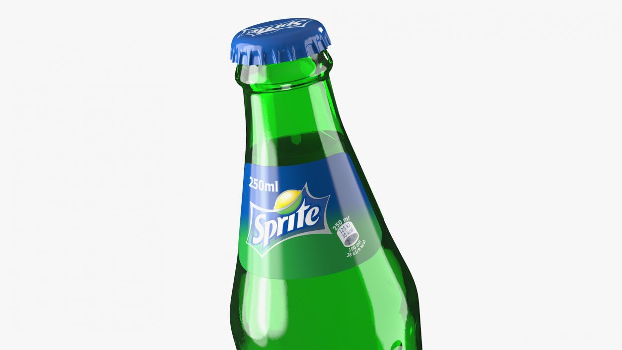 Sprite Glass Bottle 3D model