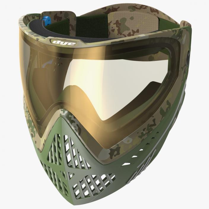 3D Dye i5 Pro Airsoft Full Face Mask Camo model