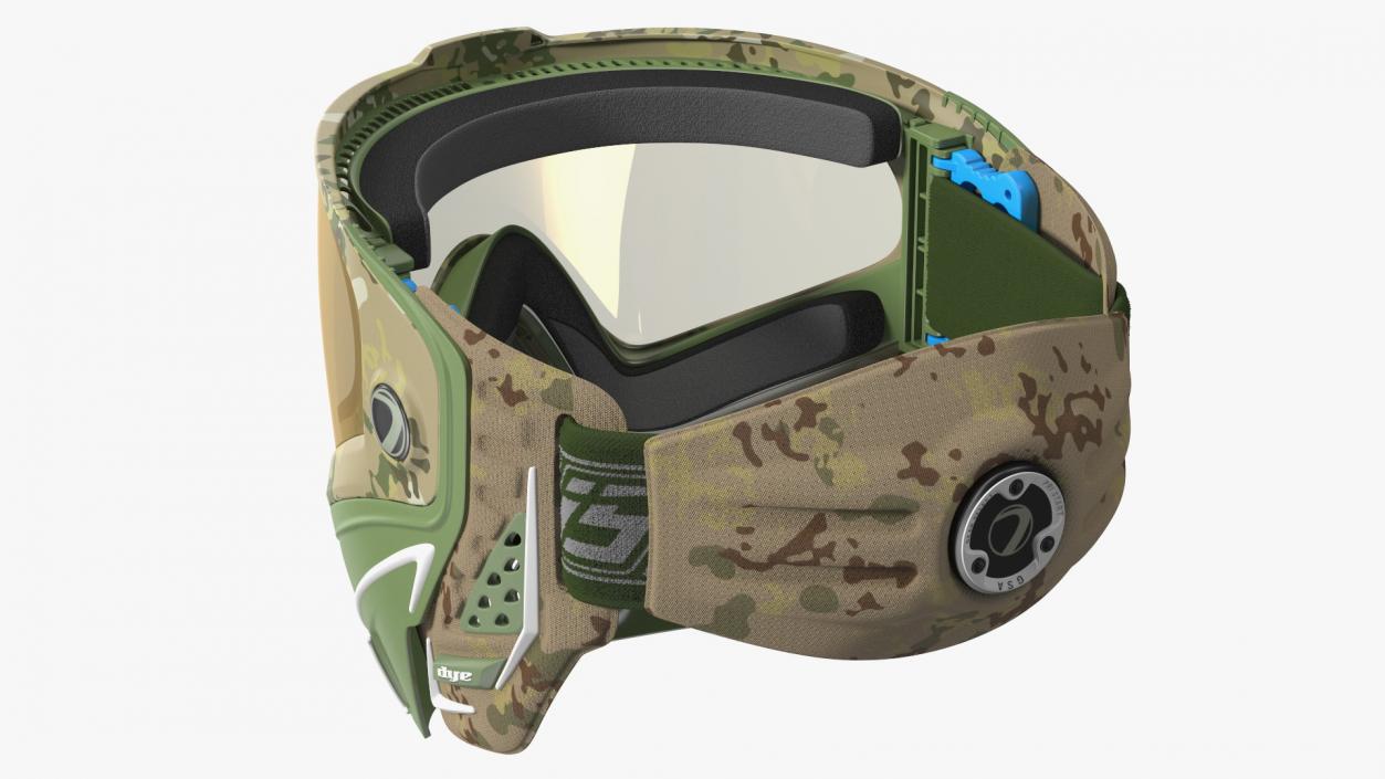 3D Dye i5 Pro Airsoft Full Face Mask Camo model