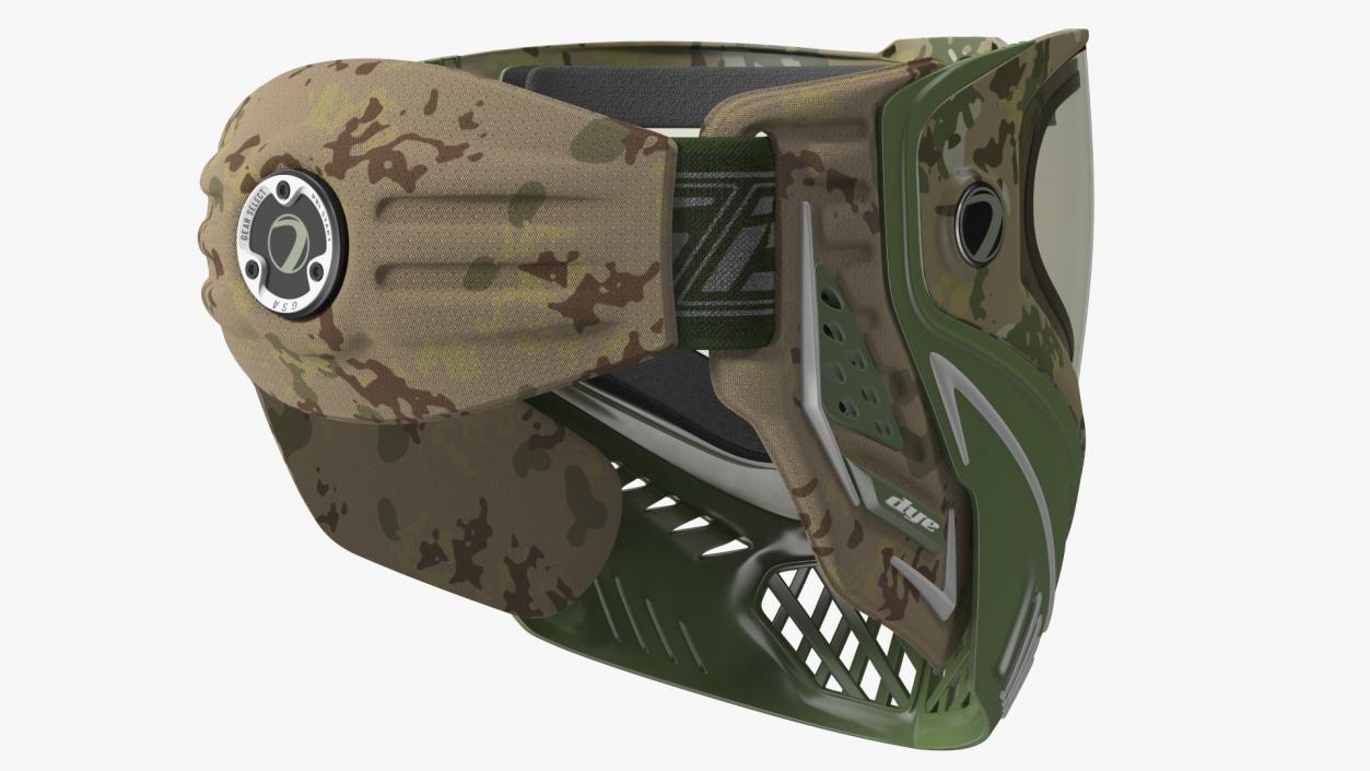 3D Dye i5 Pro Airsoft Full Face Mask Camo model