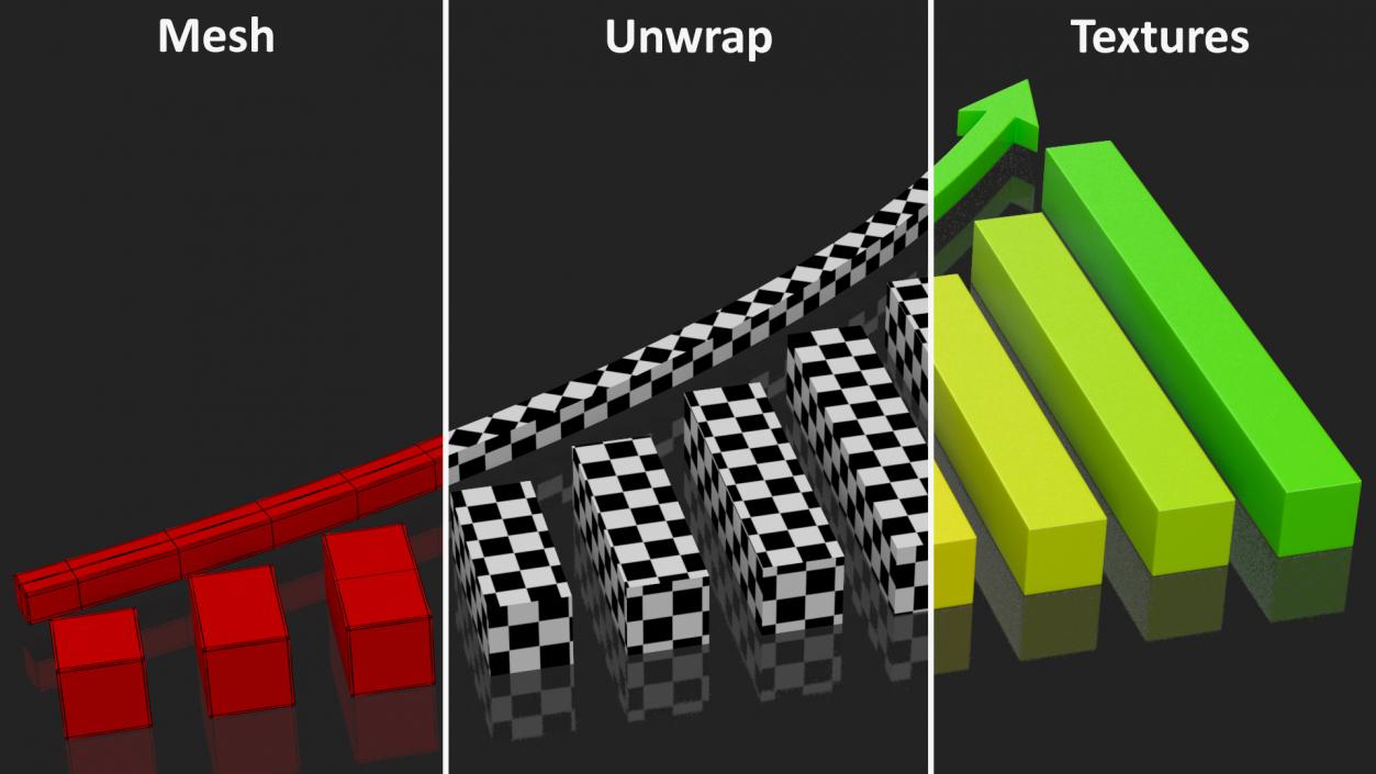 3D model Graph Curved Up