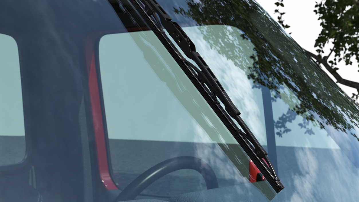 Conventional Windscreen Wiper 3D model