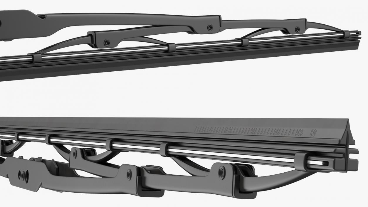 Conventional Windscreen Wiper 3D model