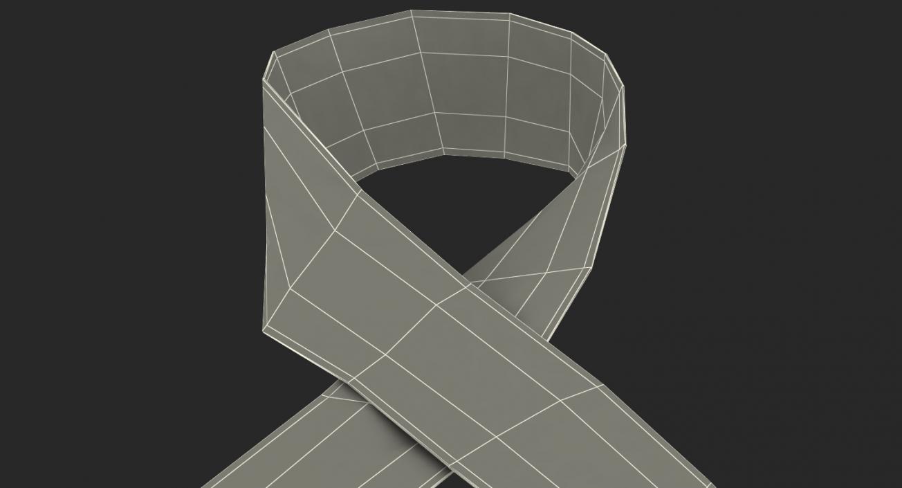 3D model Pink Breast Cancer Ribbon