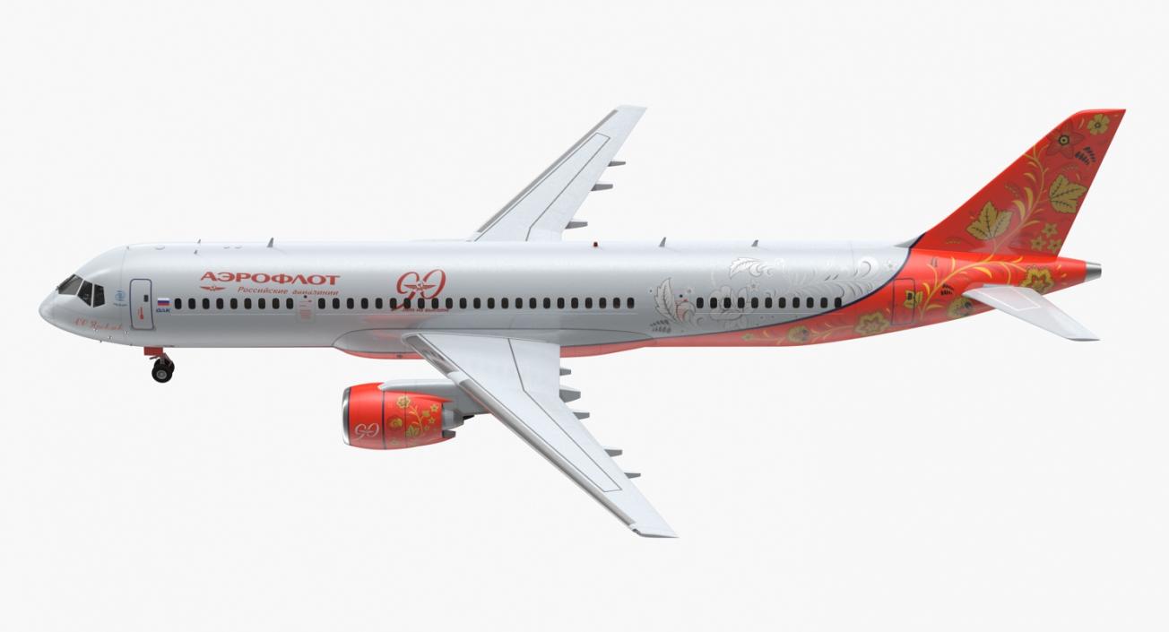 Irkut MC 21 300 Aeroflot 3D model