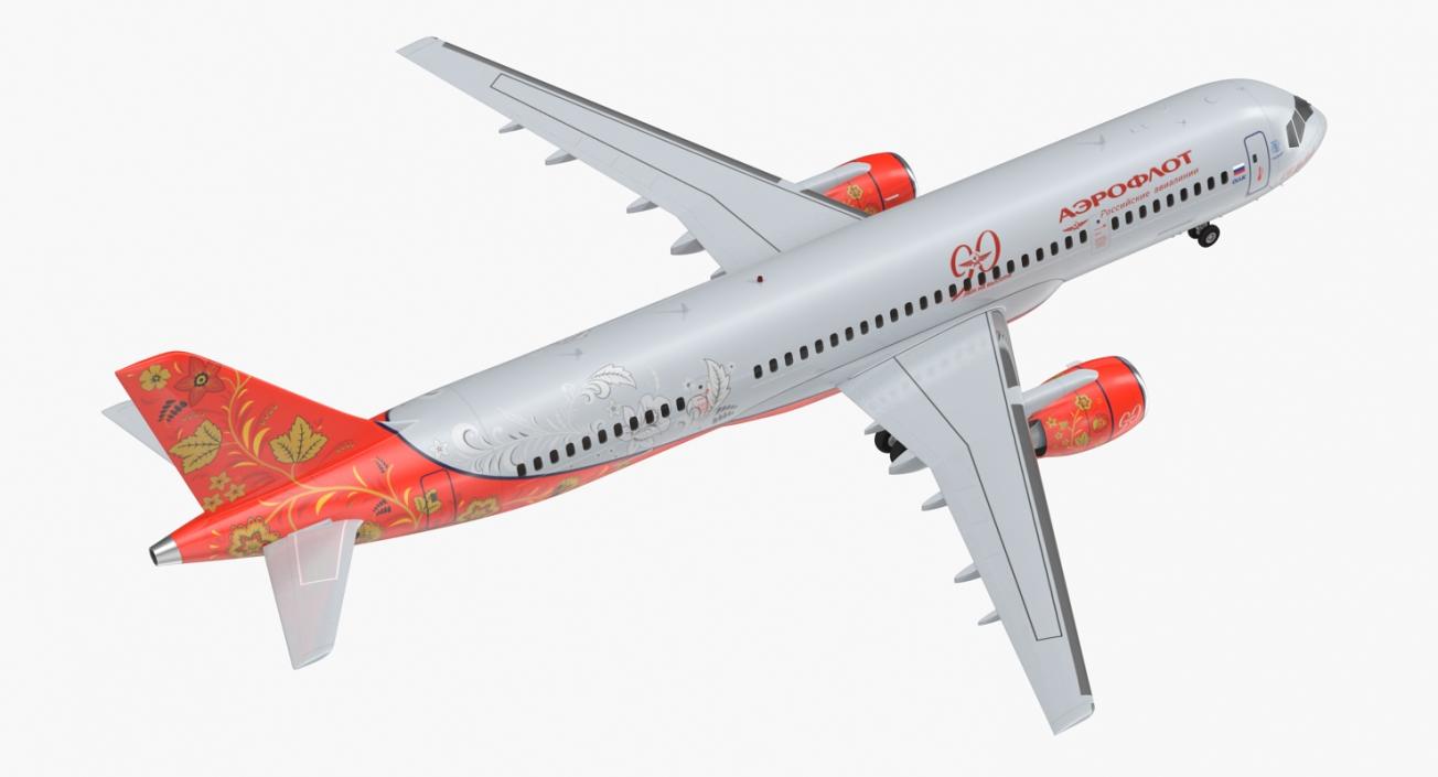 Irkut MC 21 300 Aeroflot 3D model