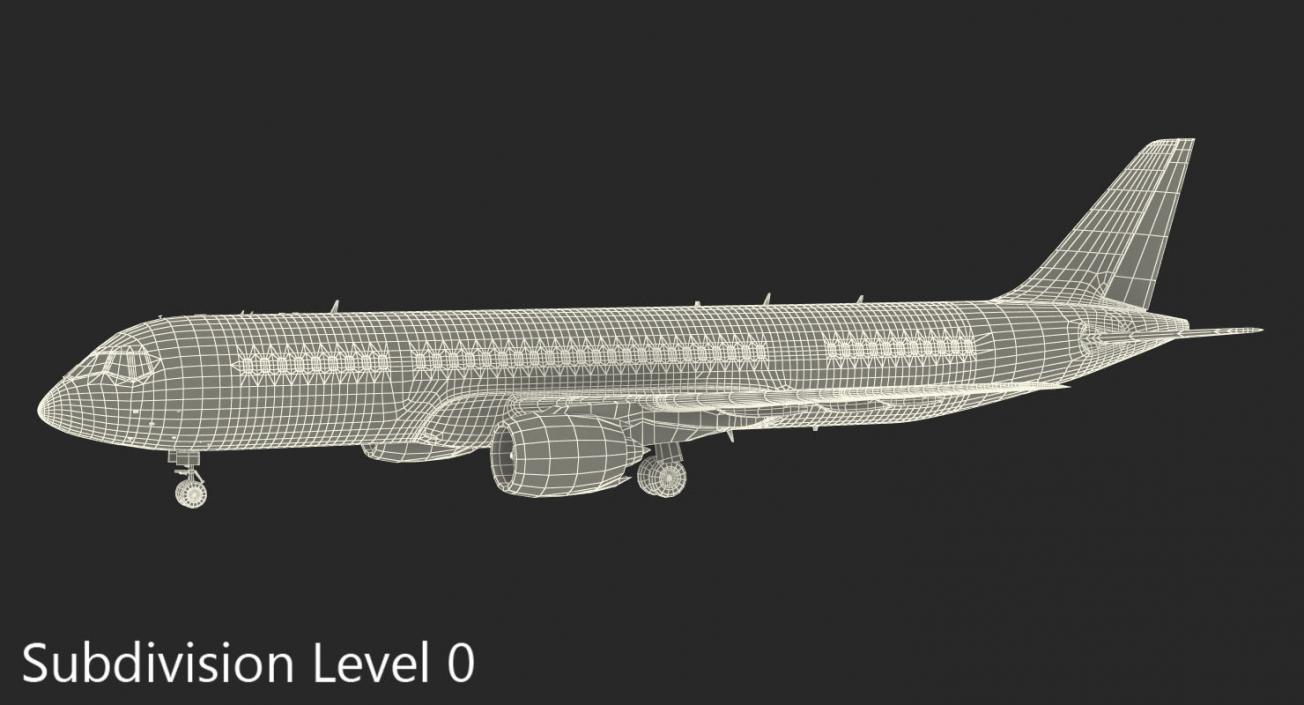 Irkut MC 21 300 Aeroflot 3D model