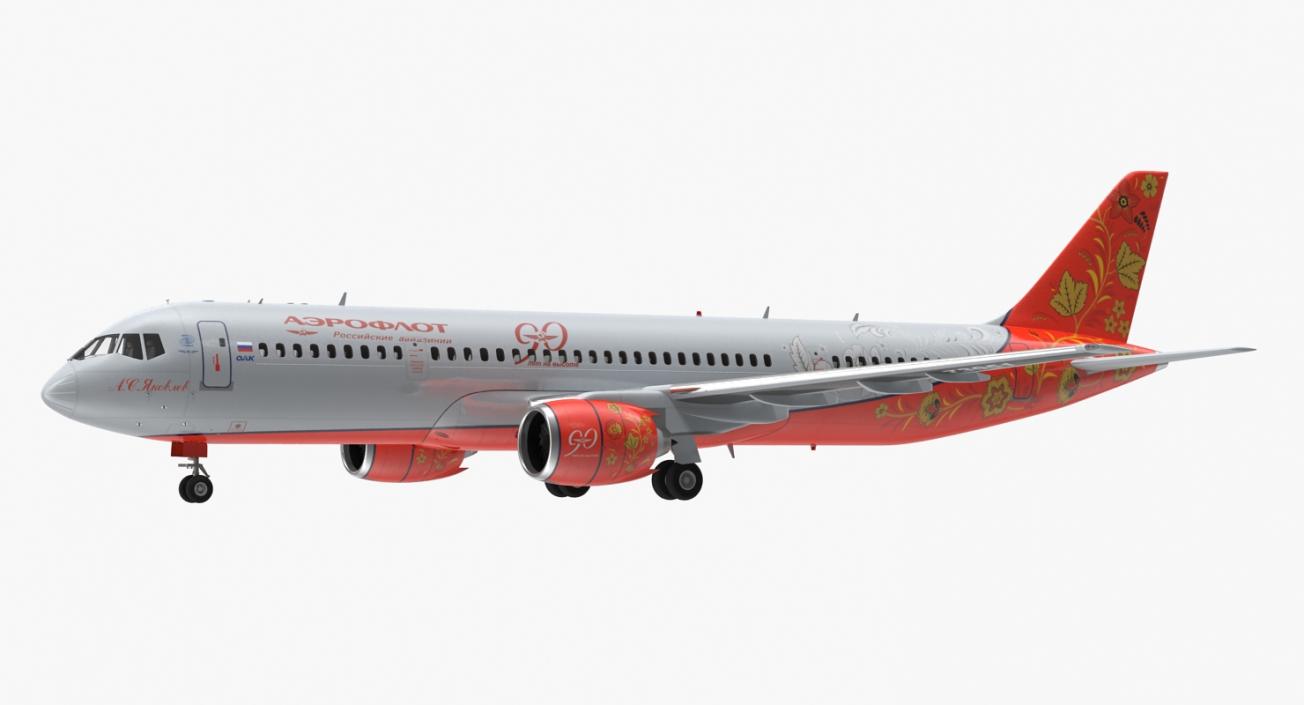 Irkut MC 21 300 Aeroflot 3D model