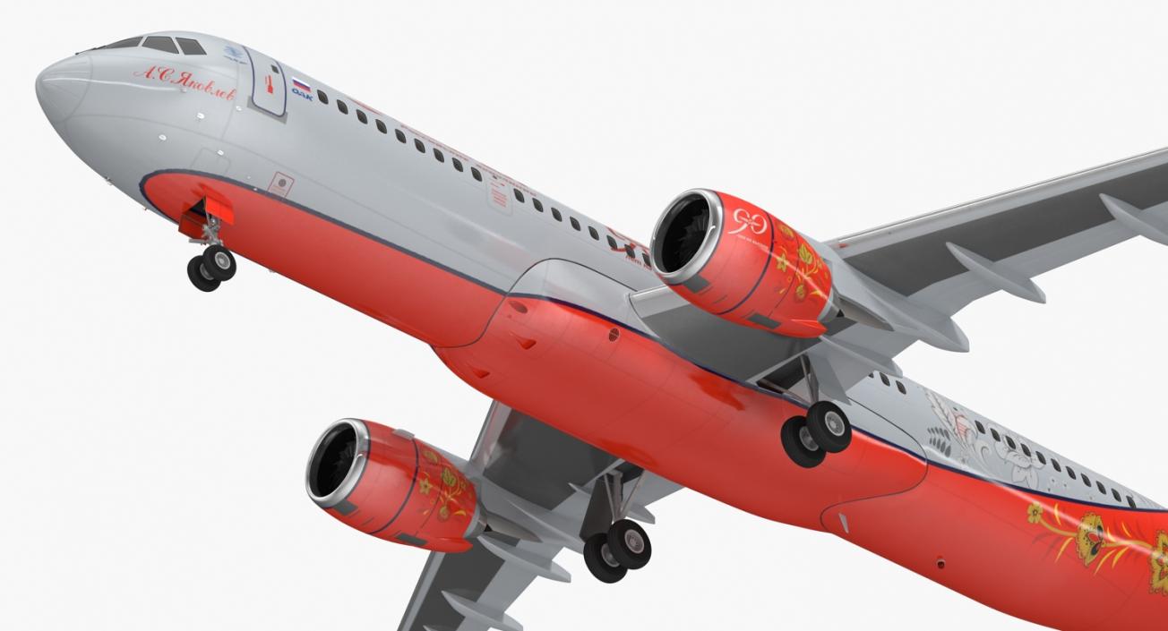 Irkut MC 21 300 Aeroflot 3D model