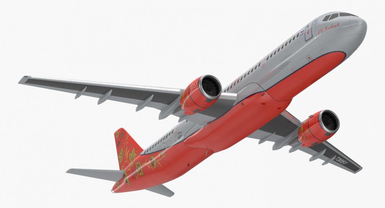 Irkut MC 21 300 Aeroflot 3D model