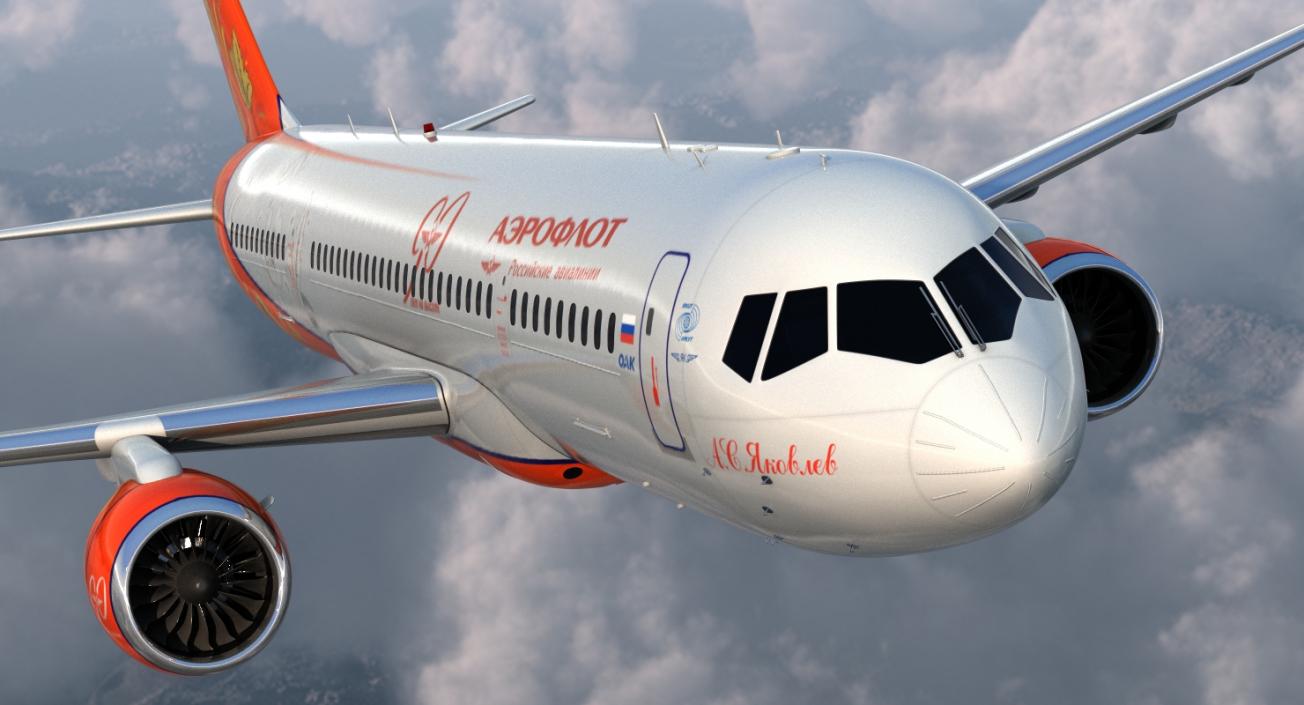 Irkut MC 21 300 Aeroflot 3D model