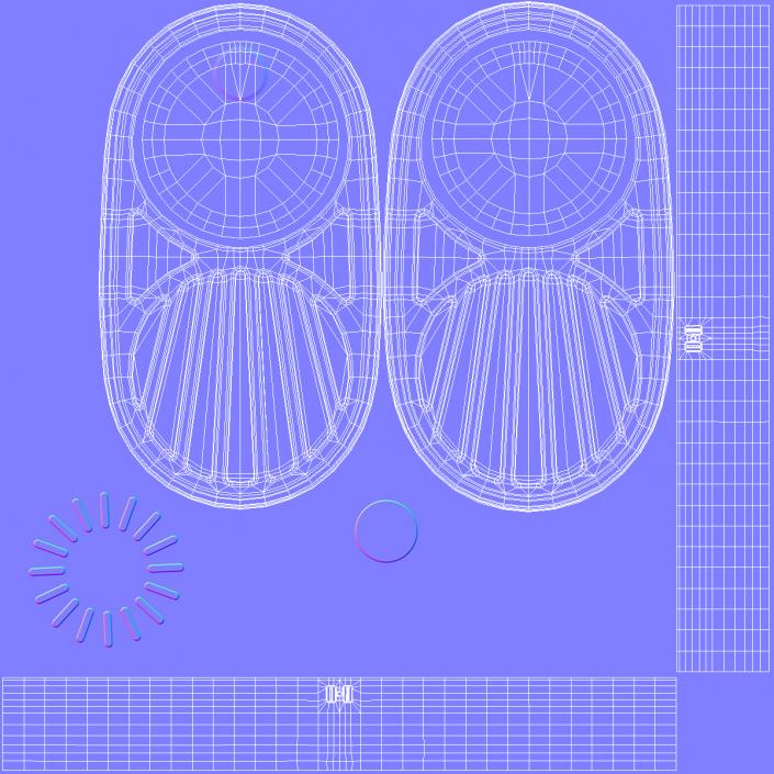 3D Single Bowl Inset Sink with Drainboard model