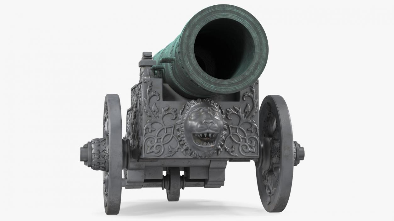 3D Artillery Cannons Collection model