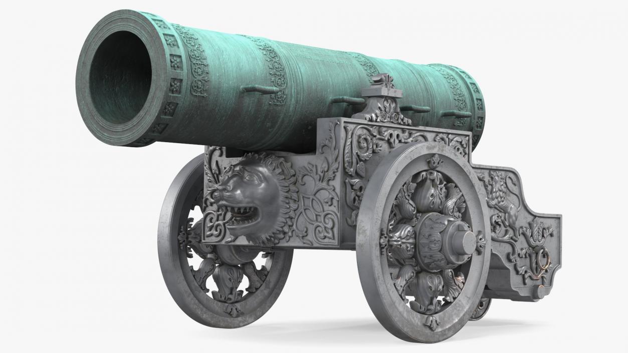 3D Artillery Cannons Collection model