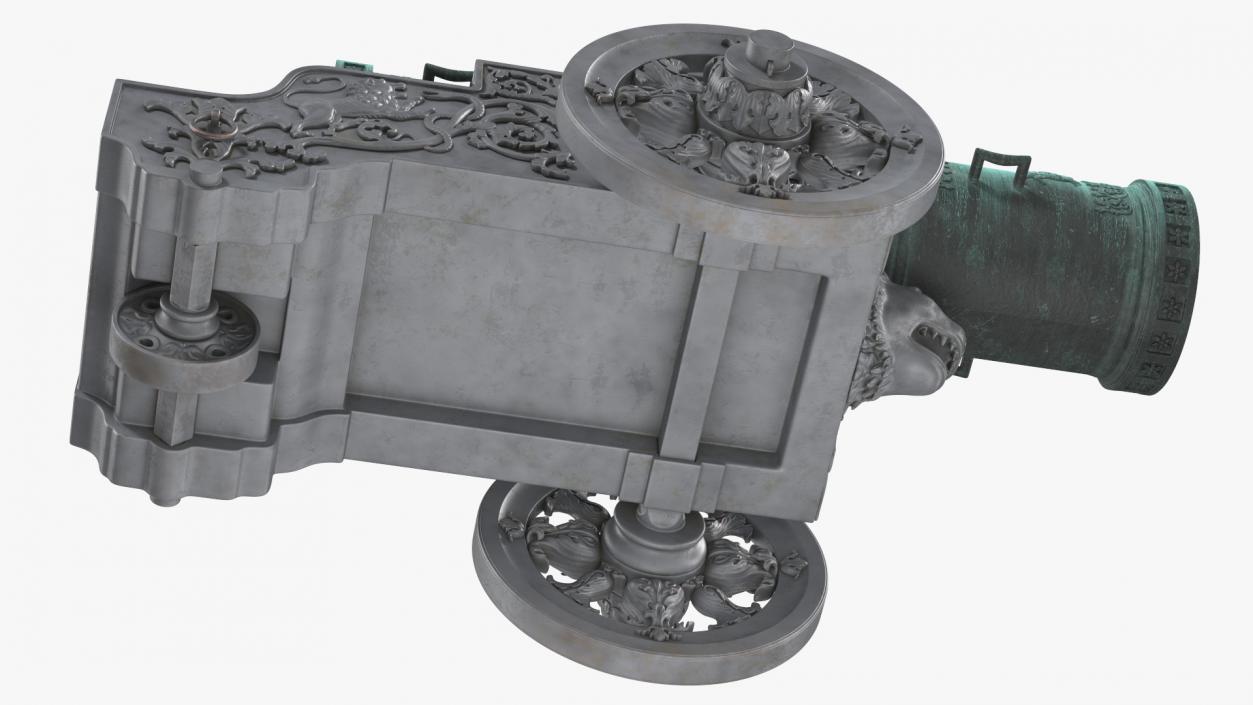 3D Artillery Cannons Collection model