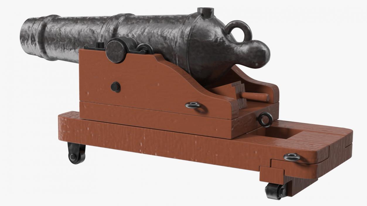 3D Artillery Cannons Collection model