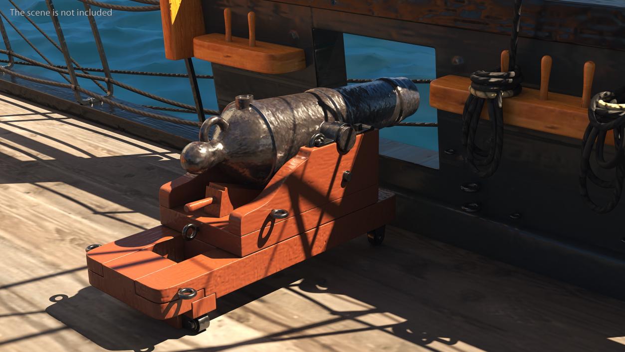 3D Artillery Cannons Collection model