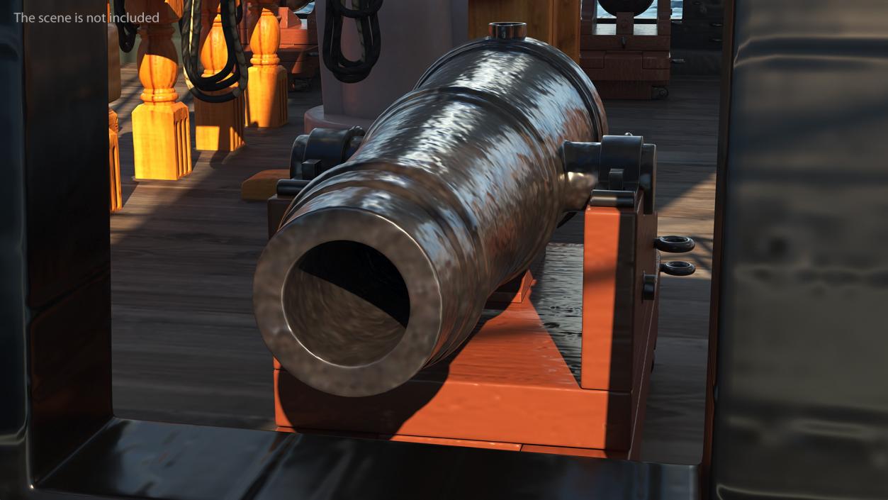 3D Artillery Cannons Collection model