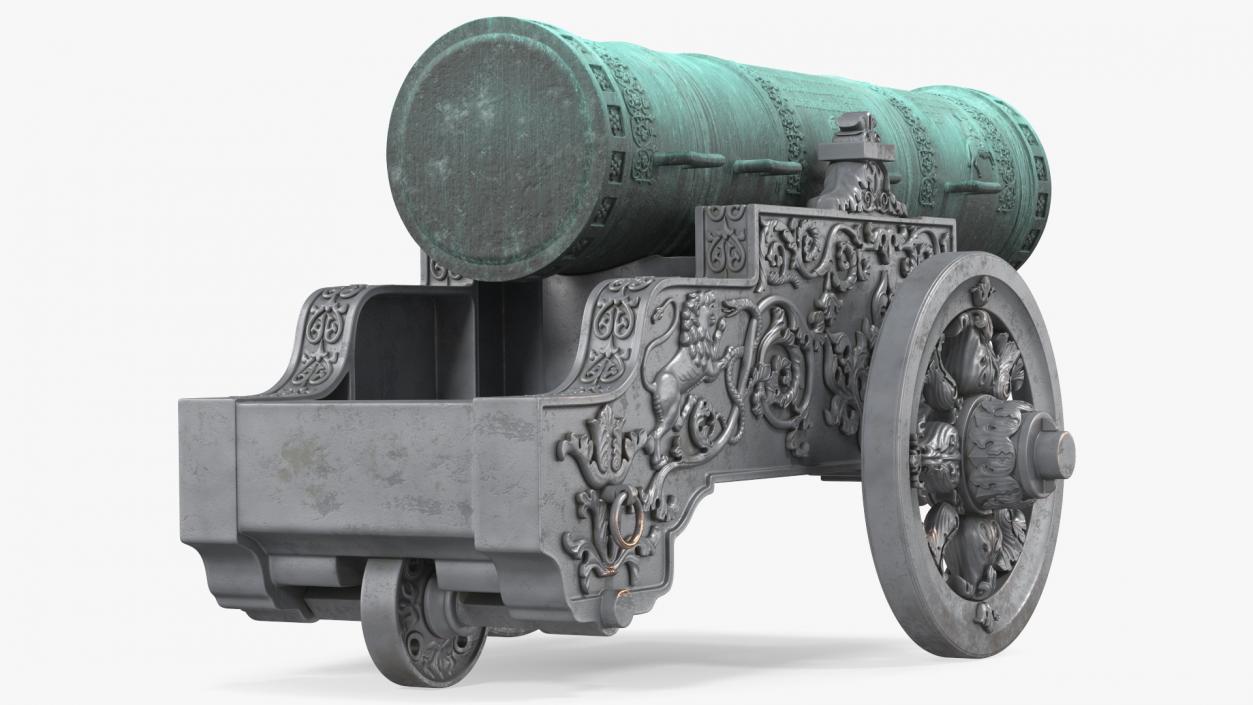 3D Artillery Cannons Collection model