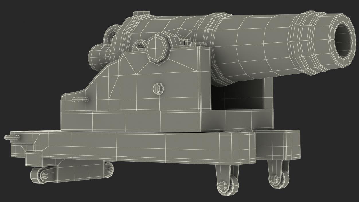 3D Artillery Cannons Collection model