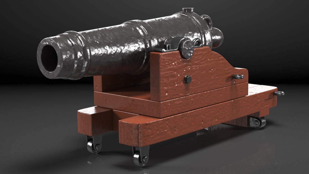 3D Artillery Cannons Collection model