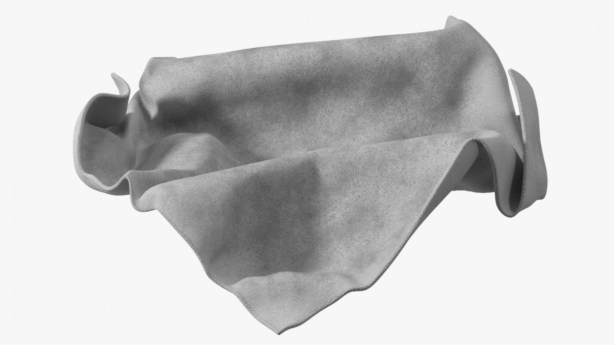 3D Old Napkins Grey