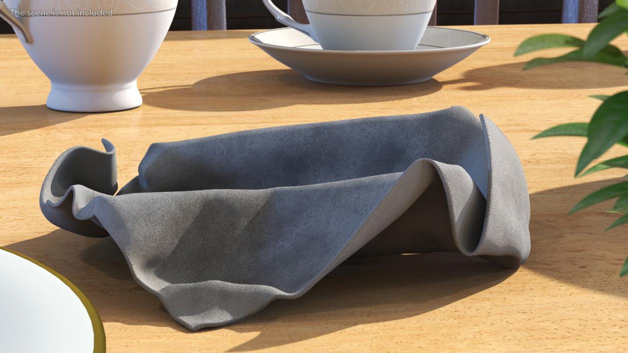 3D Old Napkins Grey