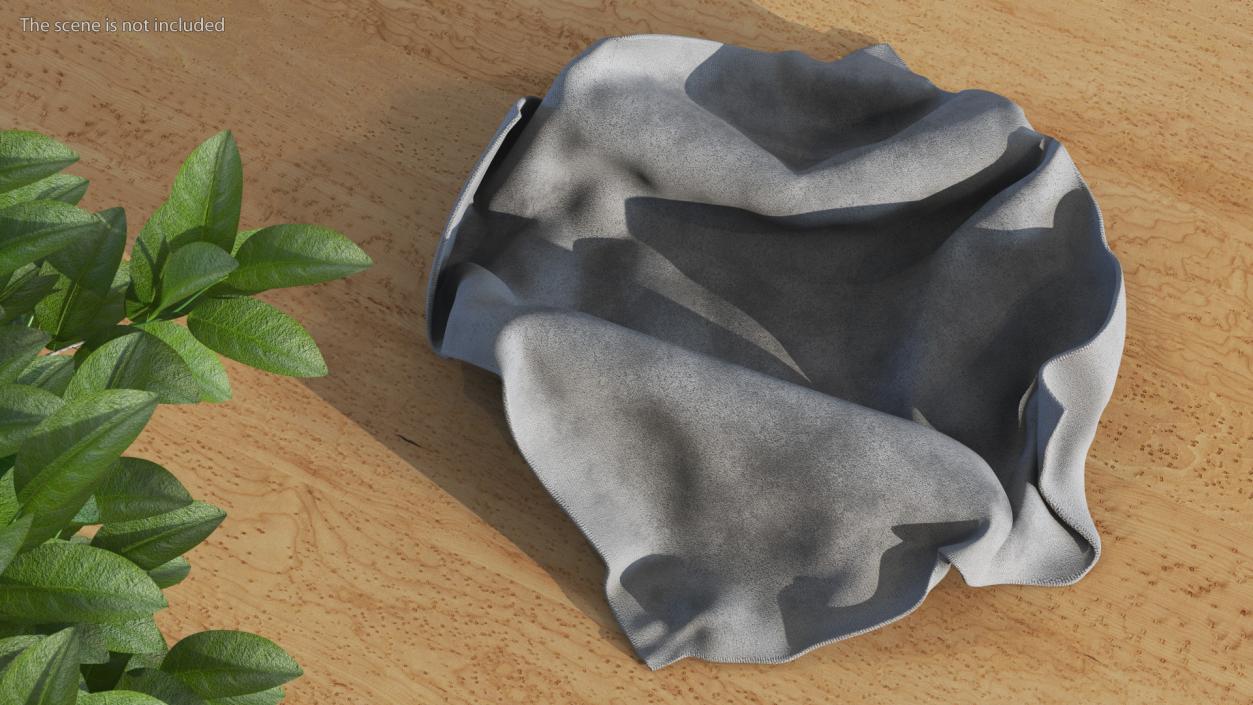 3D Old Napkins Grey