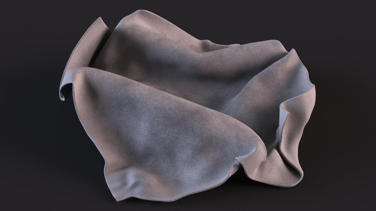 3D Old Napkins Grey