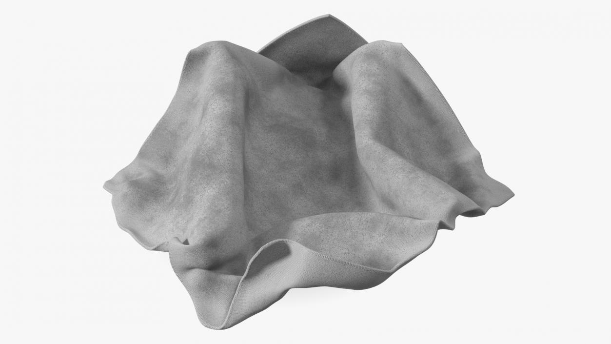 3D Old Napkins Grey