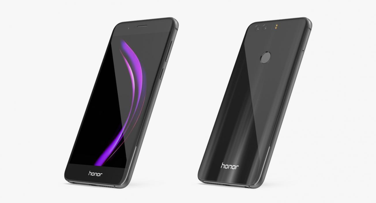 Huawei Honor 8 Midnight Black 3D model