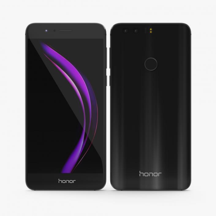 Huawei Honor 8 Midnight Black 3D model