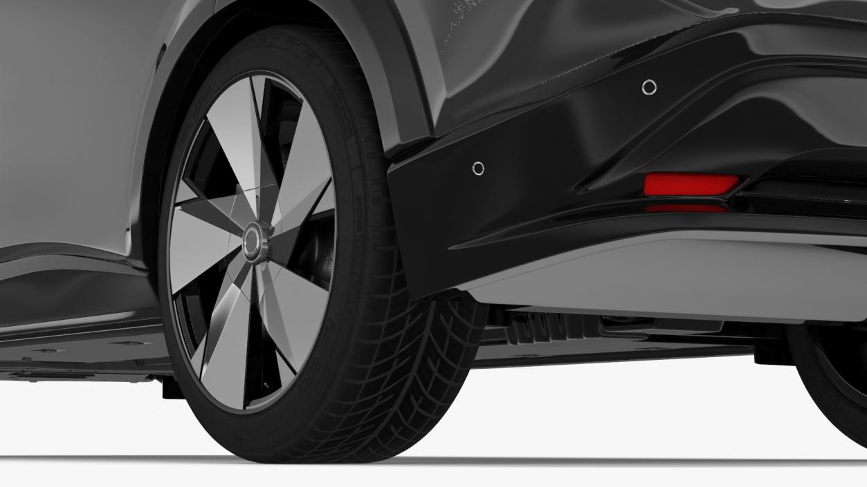 3D model Modern Electric SUV Black