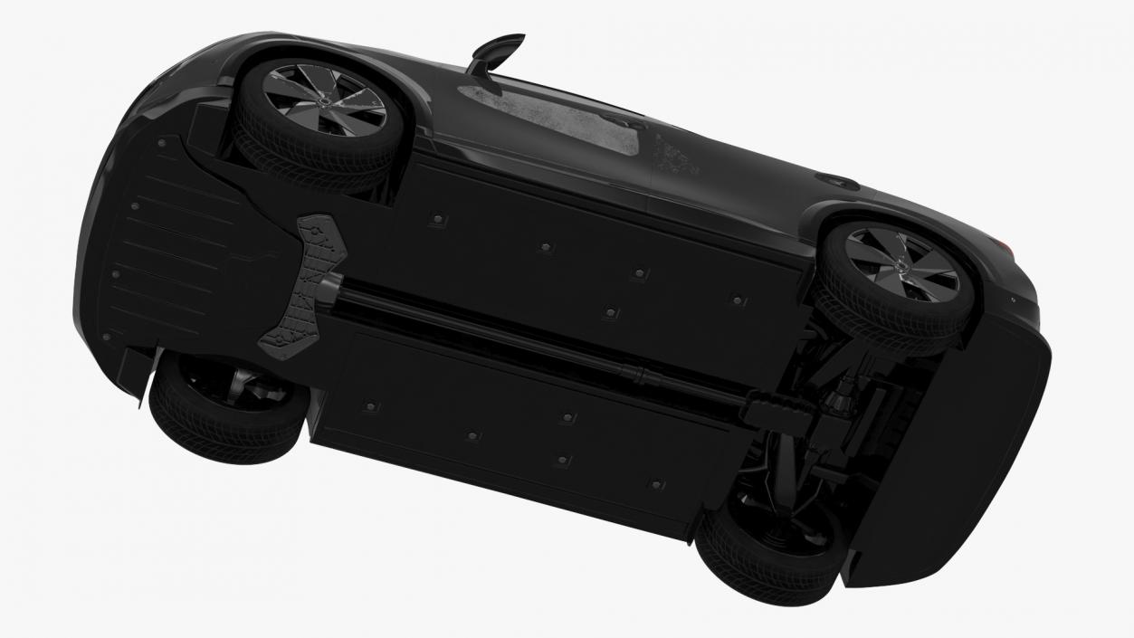 3D model Modern Electric SUV Black