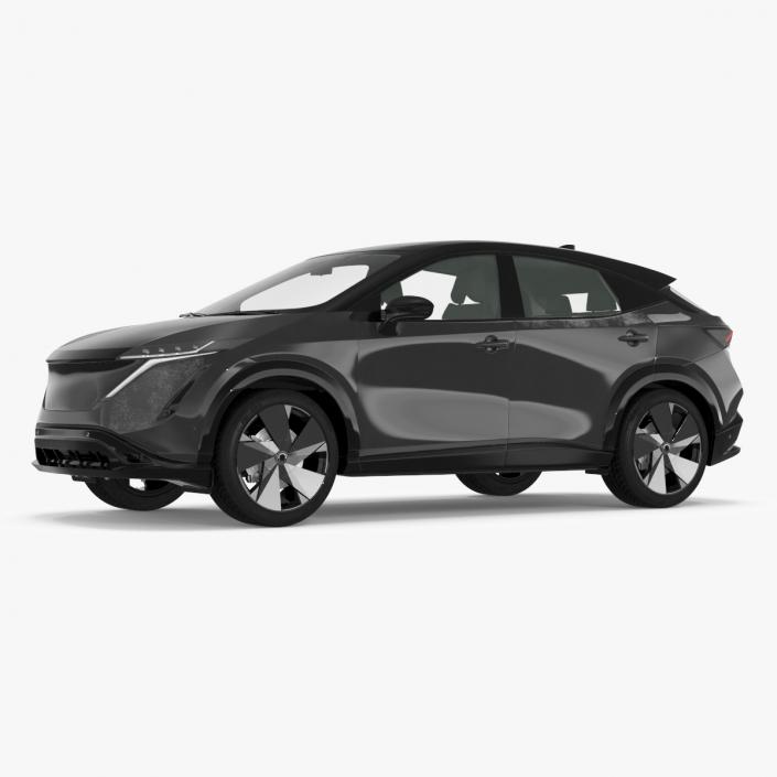 3D model Modern Electric SUV Black