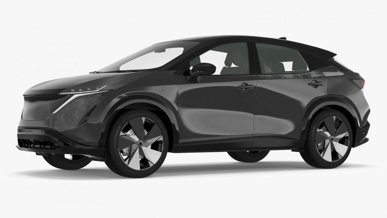 3D model Modern Electric SUV Black