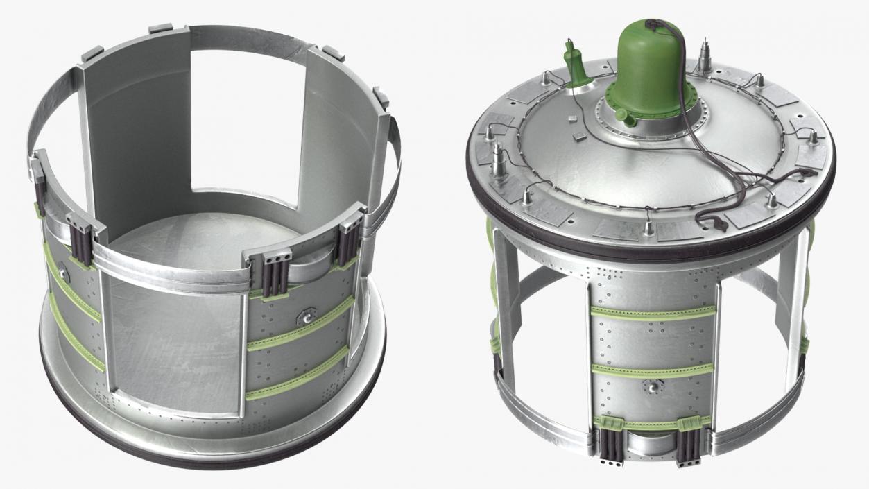 Silo Based Missile System Sarmat 3D