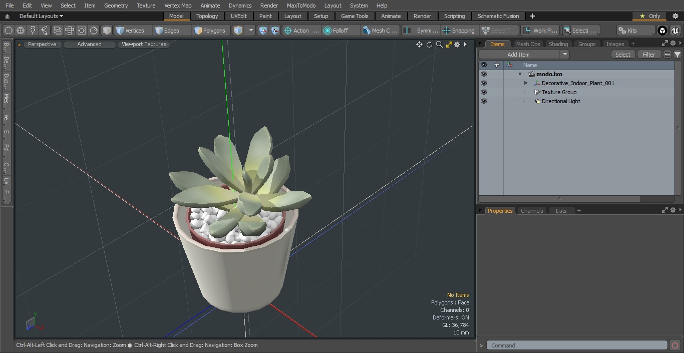 3D Decorative Indoor Plant model