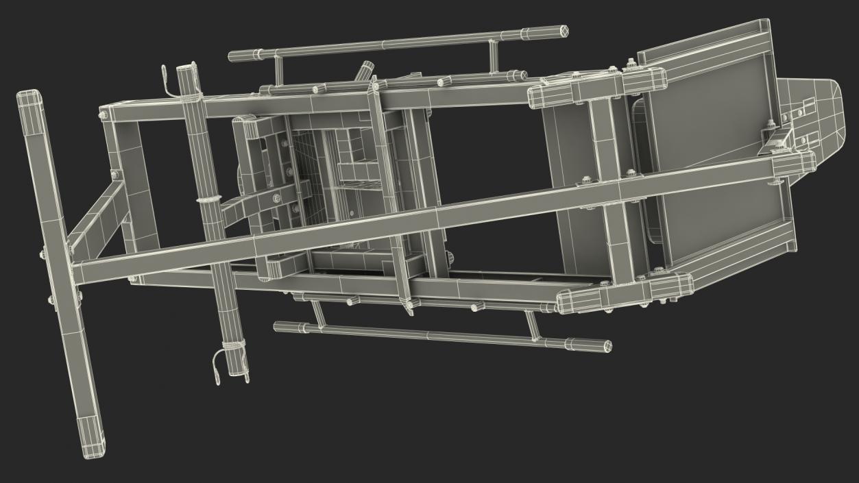 Leg Press and Hack Squat Machine 3D