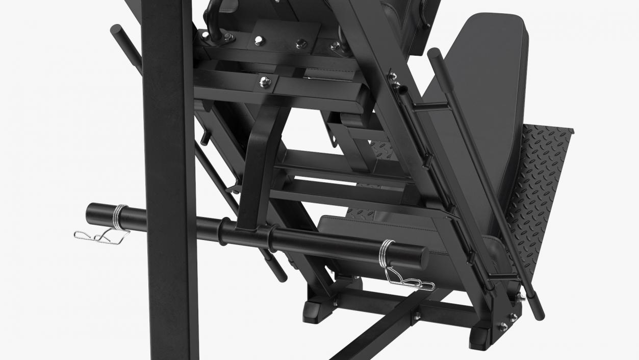 Leg Press and Hack Squat Machine 3D