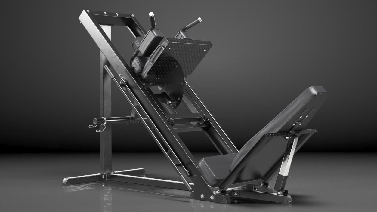 Leg Press and Hack Squat Machine 3D