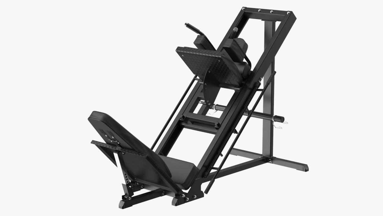 Leg Press and Hack Squat Machine 3D