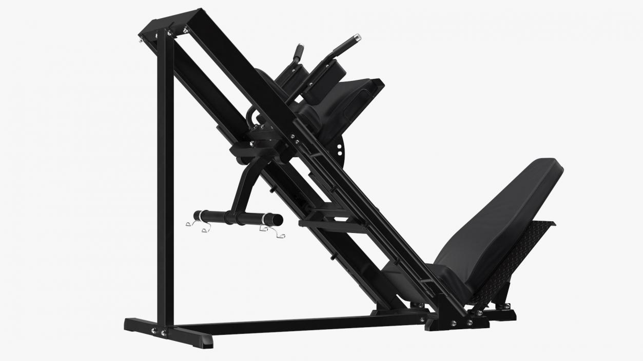 Leg Press and Hack Squat Machine 3D