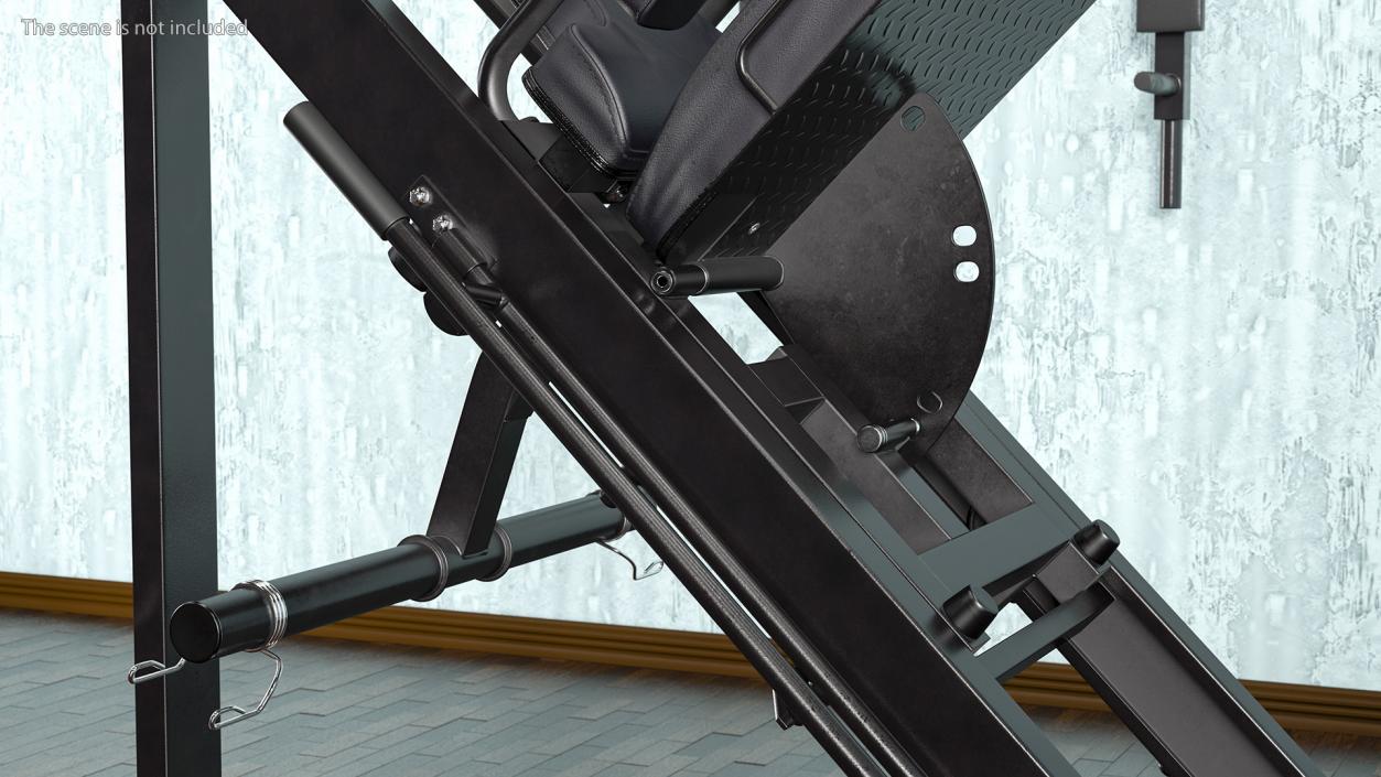 Leg Press and Hack Squat Machine 3D