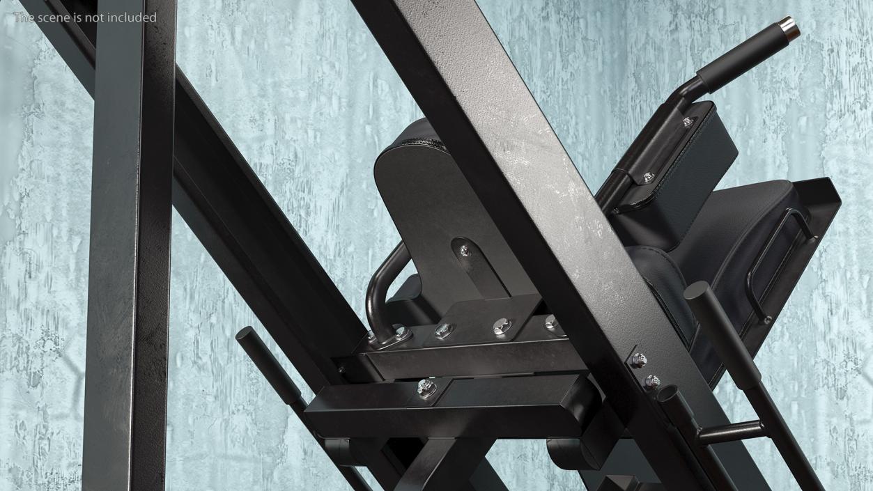 Leg Press and Hack Squat Machine 3D