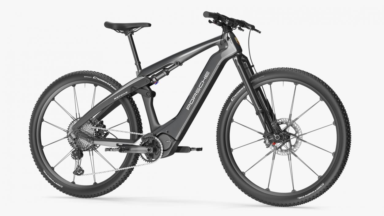 3D model Porsche eBike Cross Black