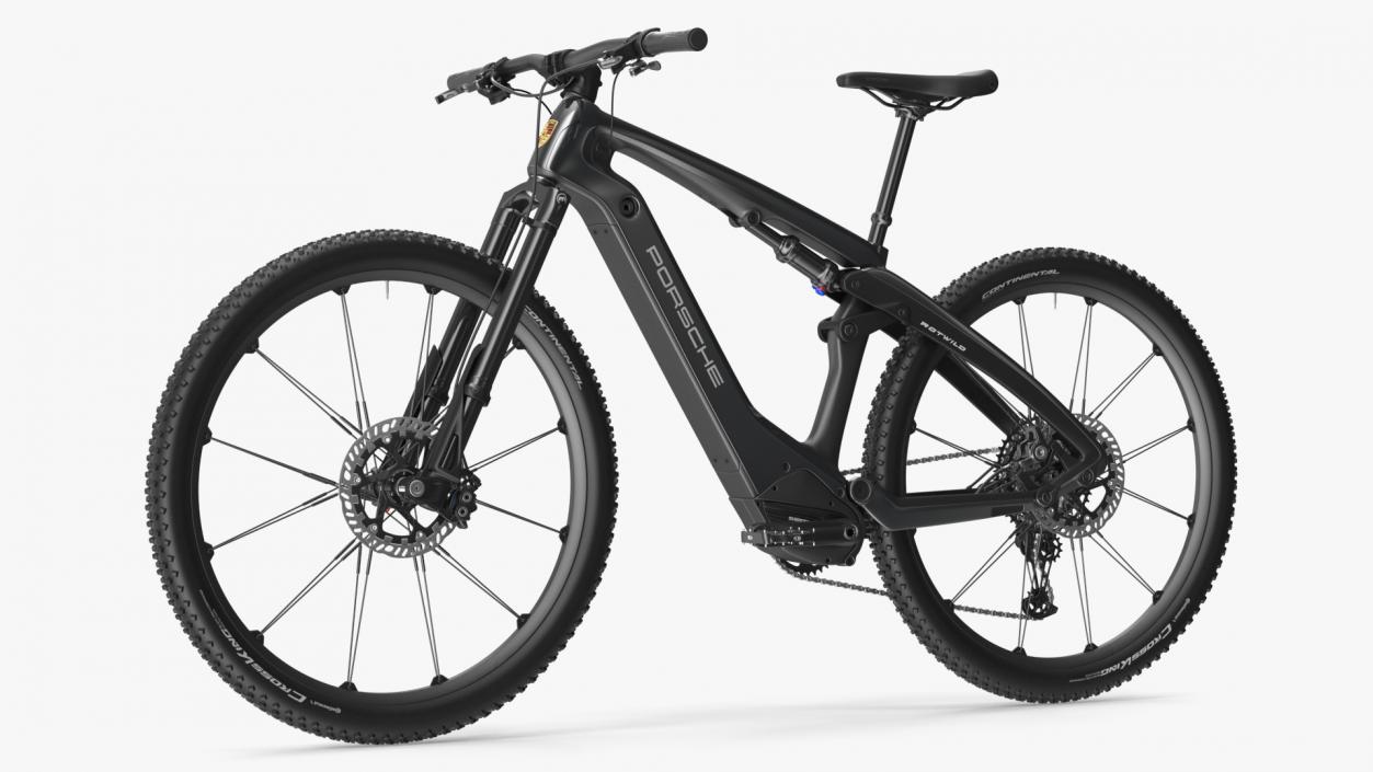 3D model Porsche eBike Cross Black