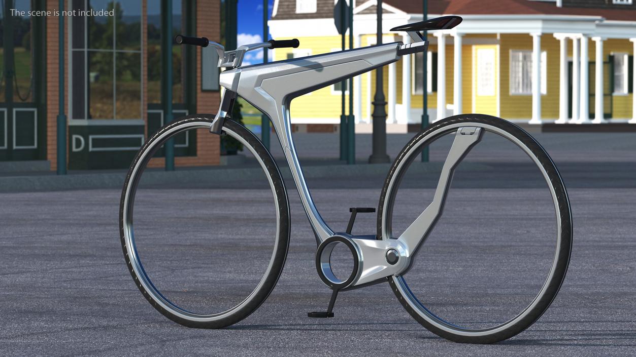 Futuristic Electric Bicycle 3D